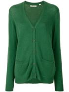 Chinti & Parker Elbow Patch Cardigan - Green