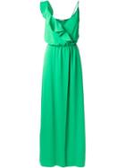 P.a.r.o.s.h. Pantera Dress, Women's, Size: M, Green, Polyester