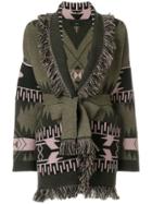 Alanui Oversized Cardigan - Green