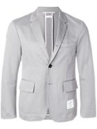 Thom Browne Unconstructed Cotton Twill Classic Sport Coat - Grey