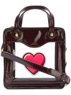 Anya Hindmarch Rainy Hay Heart Cross Body Bag - Red
