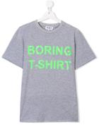 Natasha Zinko Kids Teen Boring T-shirt - Grey