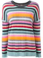 N.peal Striped Jumper, Women's, Size: Small, Cashmere