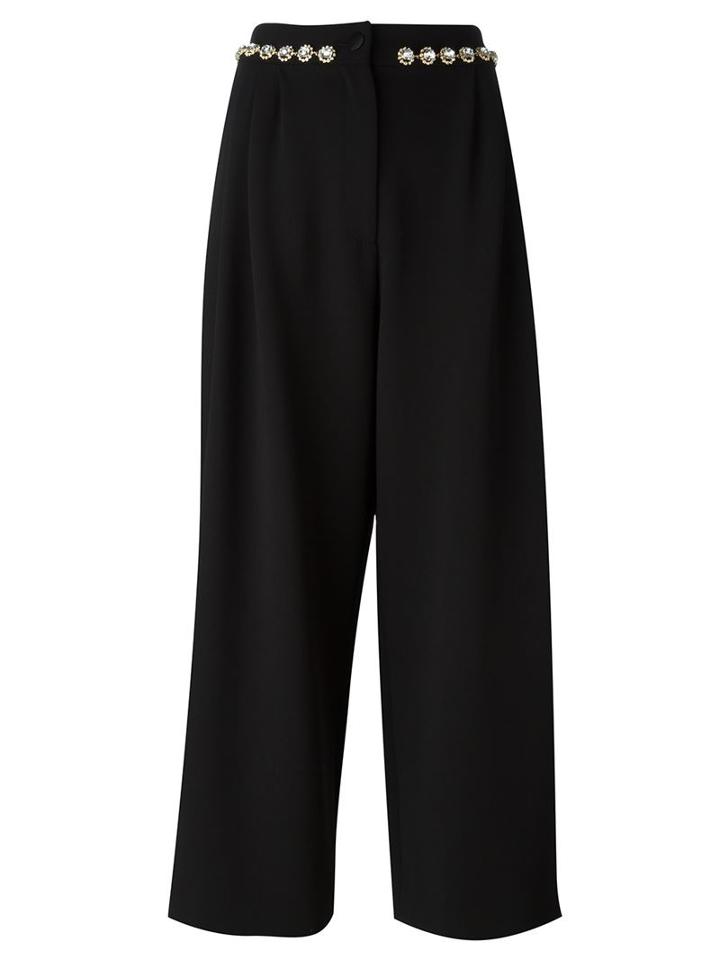Dolce & Gabbana Embellished Cropped Trousers