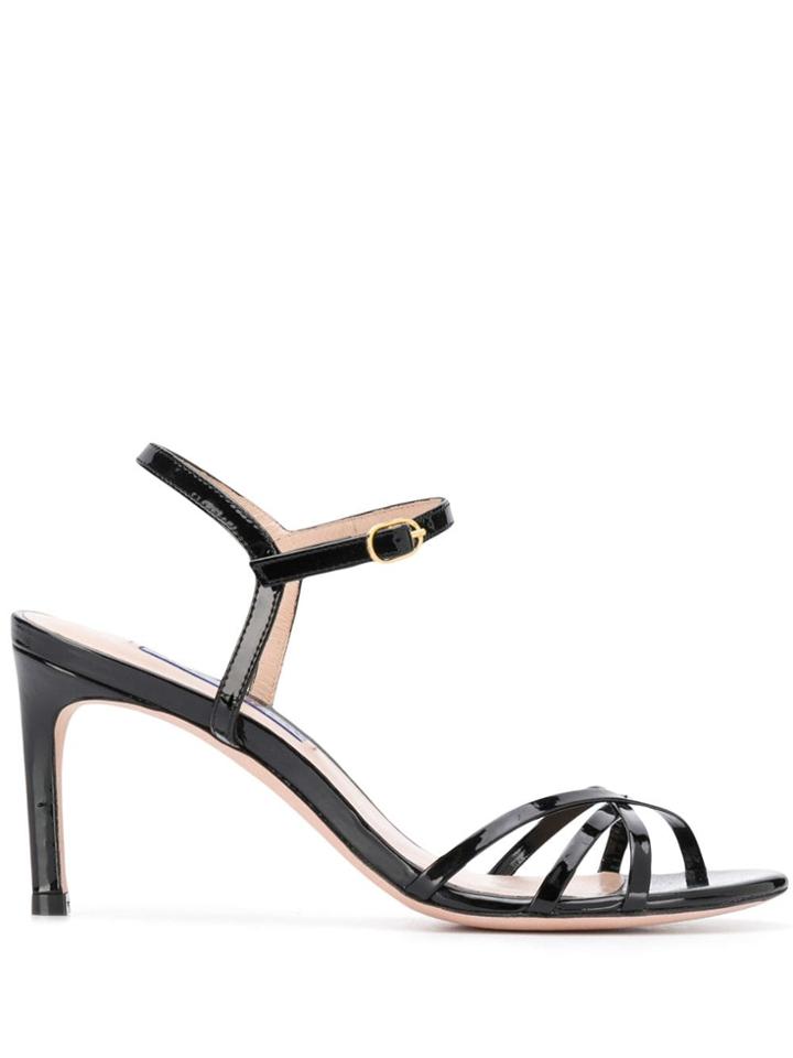Stuart Weitzman Starla Sandals - Black