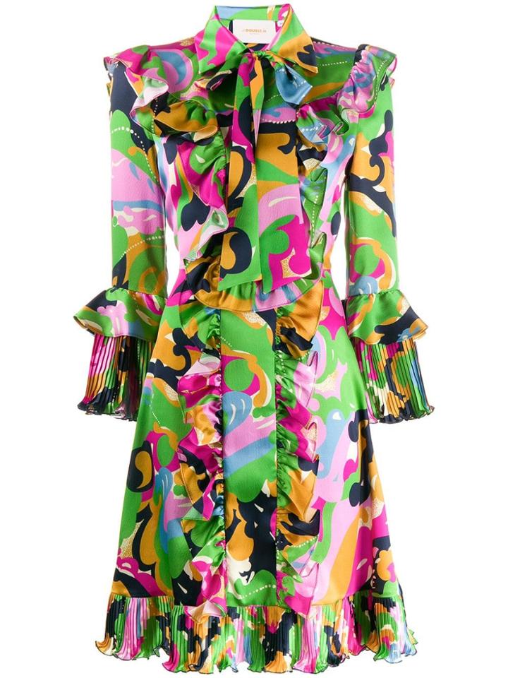 La Doublej Fancy Ruffled Dress - Green