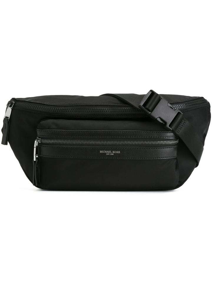 Michael Kors Zipped Pocket Bum Bag - Black