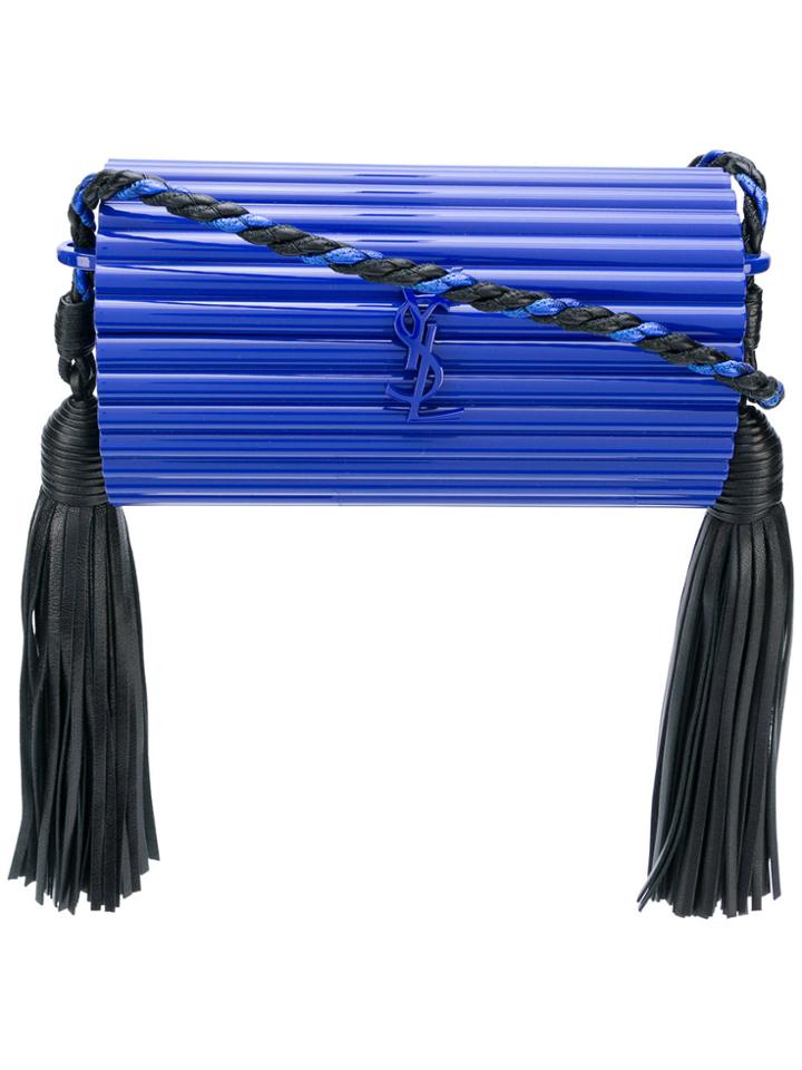 Saint Laurent Opium Box Bag - Blue