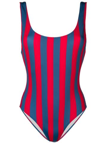 Solid & Striped Striped Swimsuit - Blue