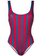 Solid & Striped Striped Swimsuit - Blue