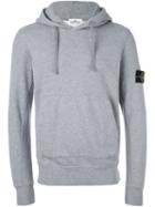 Stone Island Hooded Sweatshirt, Men's, Size: Xl, Grey, Cotton