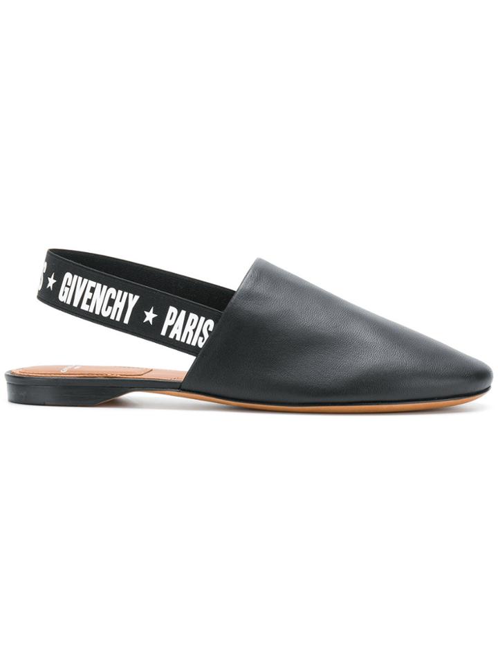 Givenchy Sling-back Mules - Black