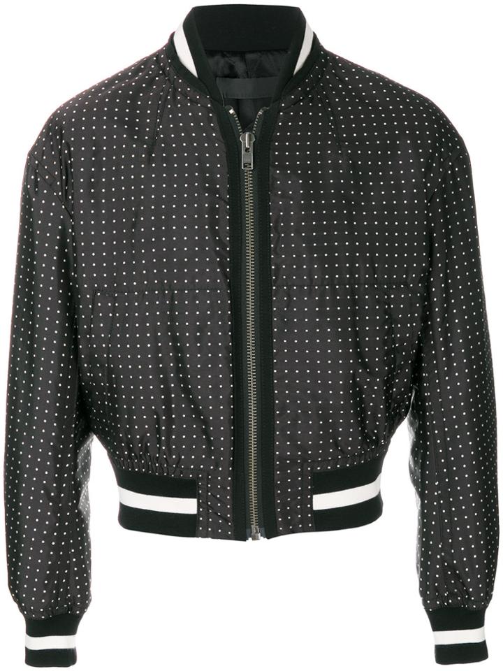 Haider Ackermann Cropped Bomber Jacket - Black