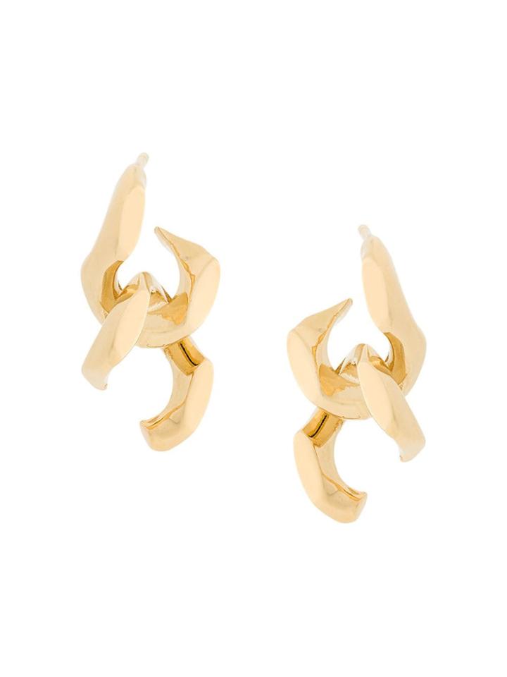 Annelise Michelson Tiny Dechainee Earrings - Gold
