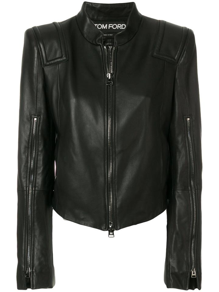 Tom Ford Epaulet Jacket - Black