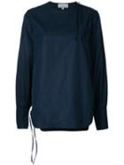 Studio Nicholson - Slouched Top - Women - Cotton - 1, Blue, Cotton