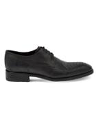 Jean-baptiste Rautureau Snakeskin-effect Derby Shoes - Black
