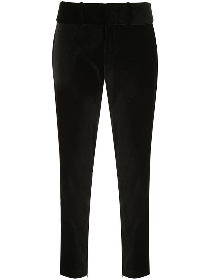 Alice+olivia Stacey Slim-fit Trousers - Black