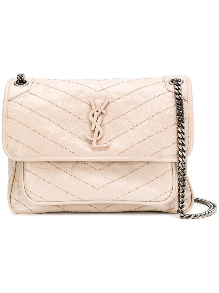 Saint Laurent Baby Niki Shoulder Bag - Neutrals