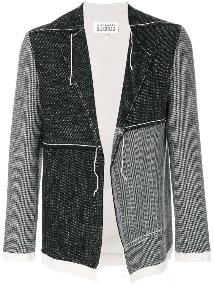 Maison Margiela Panelled Cardi-jacket - Grey