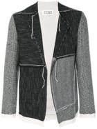 Maison Margiela Panelled Cardi-jacket - Grey