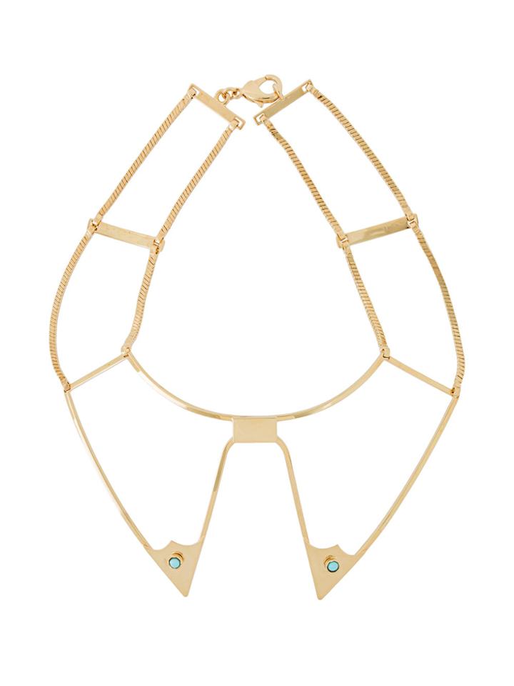 Golden Goose Deluxe Brand Collar Necklace - Metallic