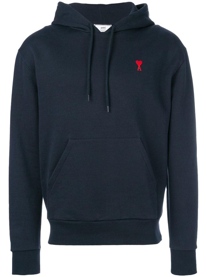 Ami Alexandre Mattiussi Ami De Coeur Hoodie - Blue