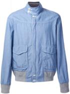 Sacai Chambray Jacket, Men's, Size: 1, Blue, Cotton
