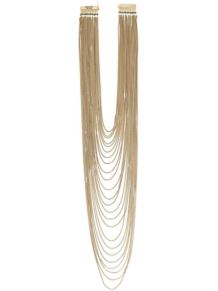 Rosantica Chain Detail Necklace, Women's, Metallic
