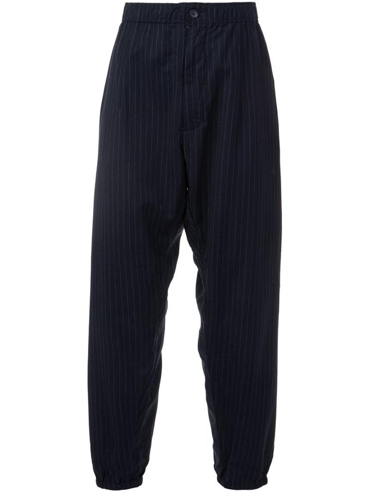 Engineered Garments Striped Balloon Trousers