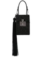 Oscar De La Renta Beaded Box Bag - Black