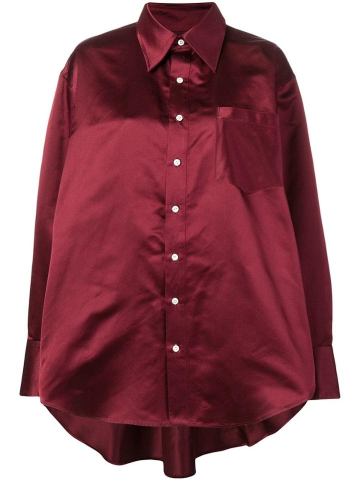 Matthew Adams Dolan Button Shirt - Red