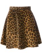 Versace Vintage Animal Printed Skirt - Brown