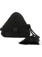 Moschino Vintage Triangle Shaped Clutch - Black