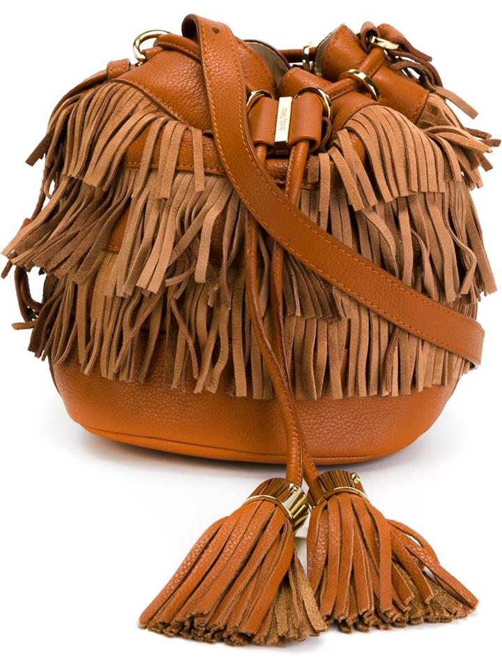 See By Chloé Vicki Shoulder Bag, Women's, Brown, Cotton/leather