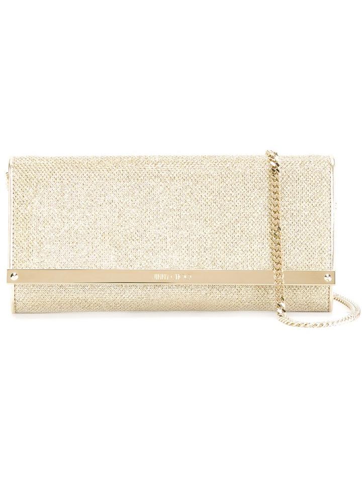 'milla' Clutch - Women - Lurex/metal (other) - One Size, Grey, Lurex/metal (other), Jimmy Choo