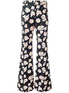 Rochas Floral Print Pants - Multicolour