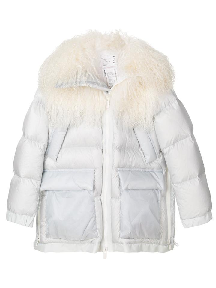 Sacai Trim Hood Jacket - White