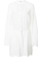 Yigal Azrouel Embroidered Eyelet Romper, Women's, Size: 8, White, Cotton