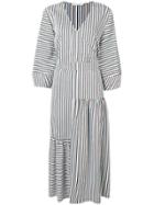 Chinti & Parker Belted Striped Dress - Neutrals