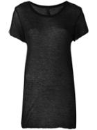Barbara I Gongini - Short Sleeve T-shirt - Women - Viscose - 36, Women's, Black, Viscose
