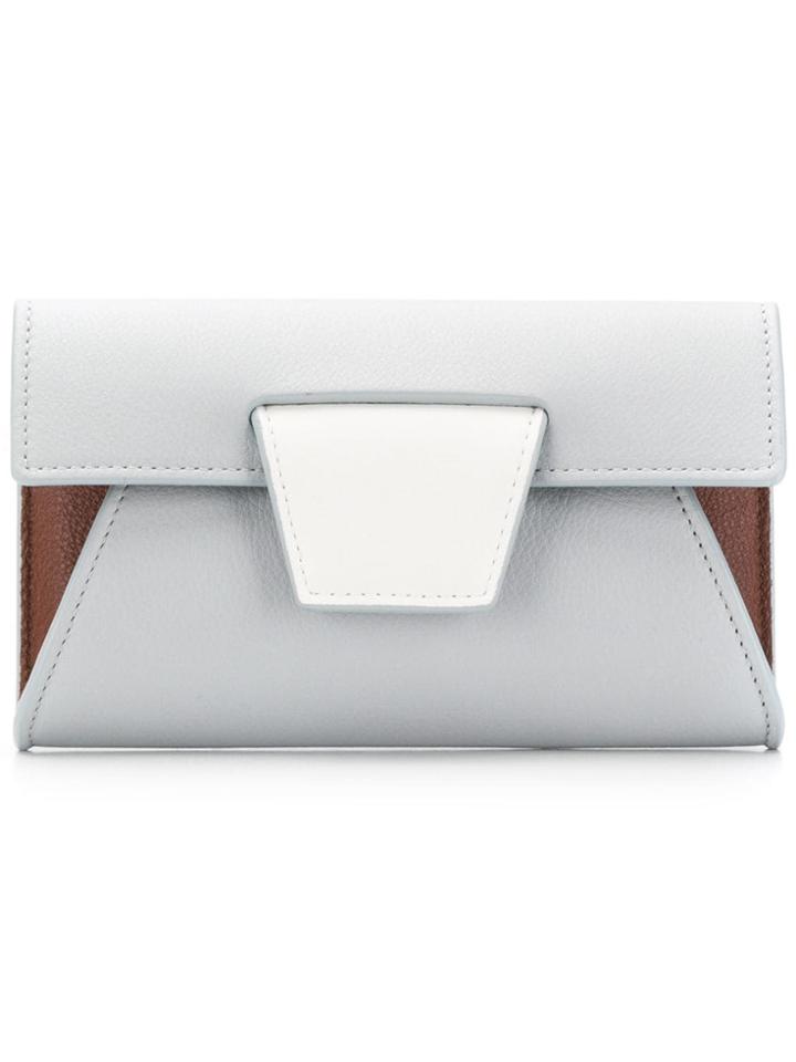 Yuzefi Lolita Colour-block Wallet - Blue
