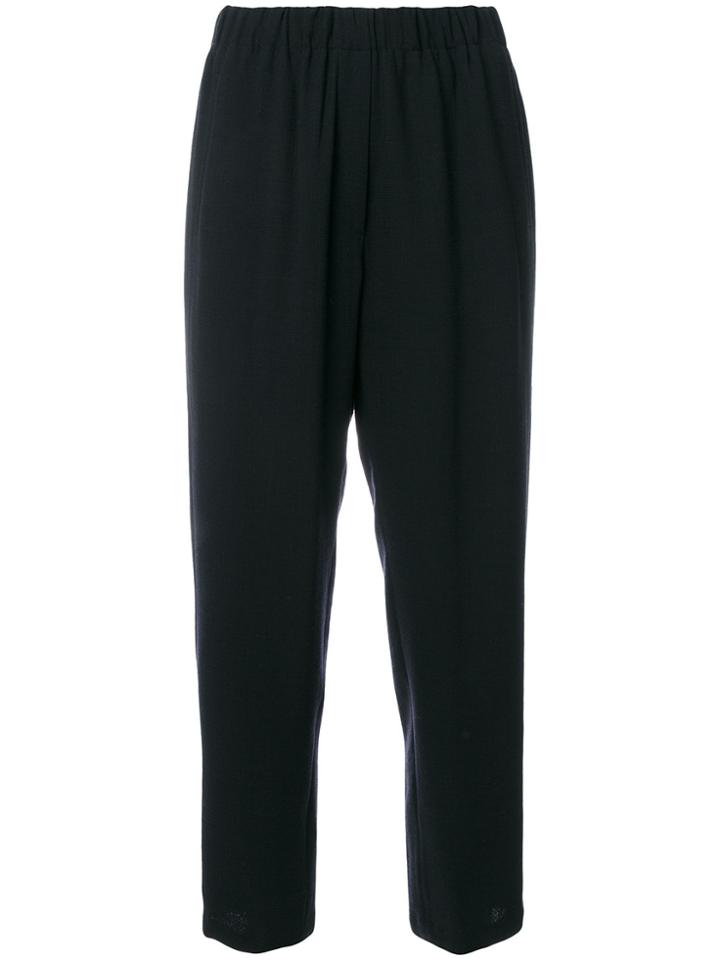 Forte Forte Elasticated Waist Trousers - Blue