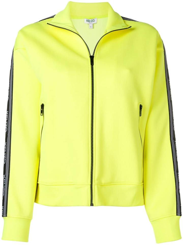 Kenzo Logo Band Jacket - Yellow