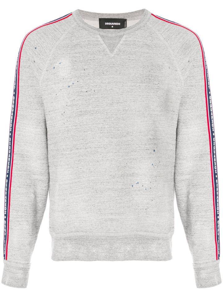 Dsquared2 Logo Ribbon Sweatshirt - Grey