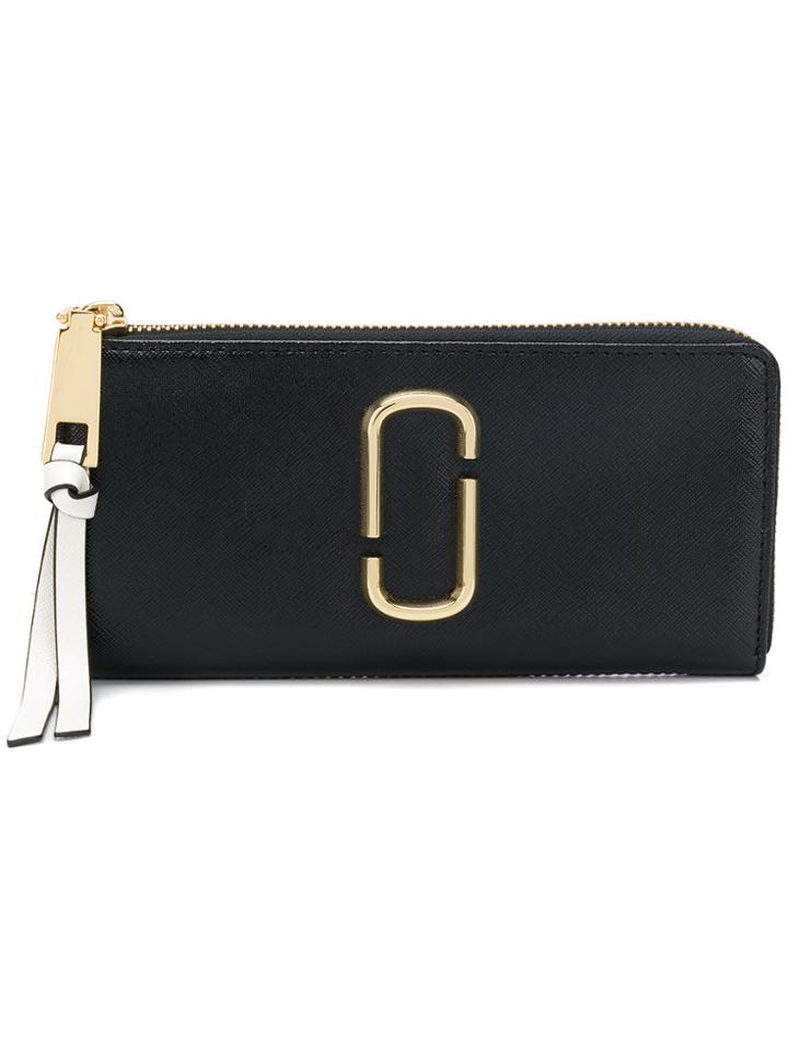 Marc Jacobs Snapshot Metà Zip Wallet - Black