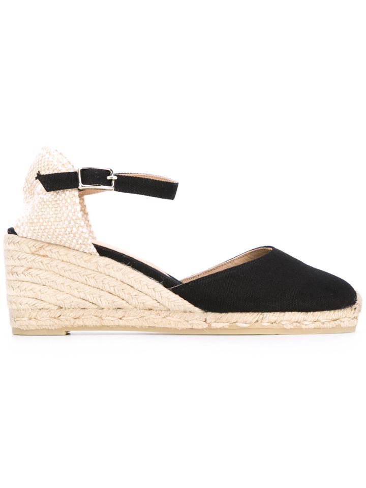 Castañer Wedge Espadrilles - Black