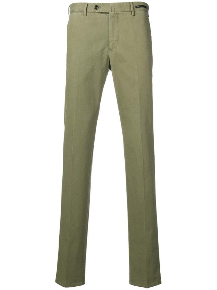 Pt01 Maestro Super Slim Trousers - Green