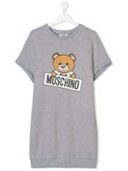 Moschino Kids Teen Teddy T-shirt Dress - Grey