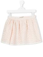Hucklebones London - Battenberg Lace Gathered Skirt - Kids - Cotton/polyester - 10 Yrs, Nude/neutrals